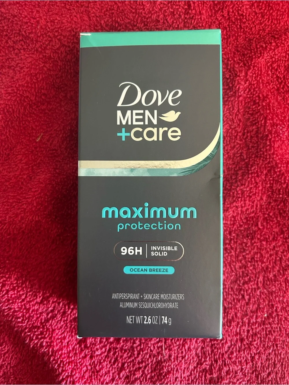 Dove Men+Care Maximum Protection Invisible Solid Antiperspirant - Teal